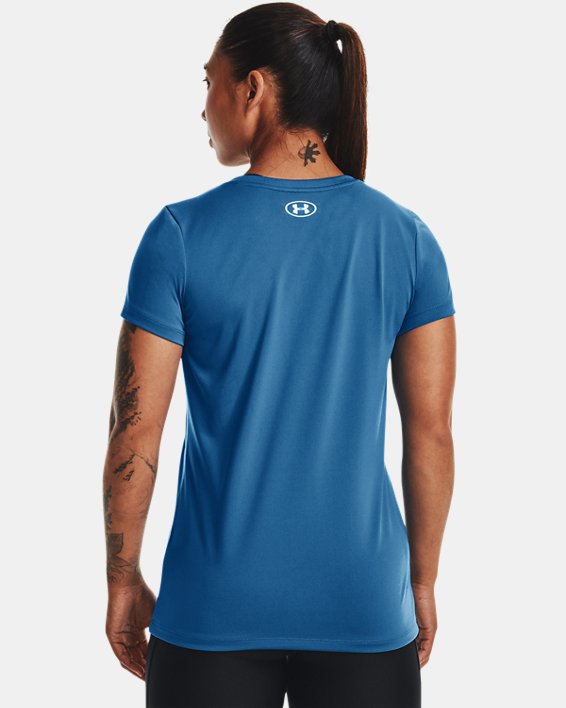 Women's UA Tech™ T-Shirt, Blue, pdpMainDesktop image number 1
